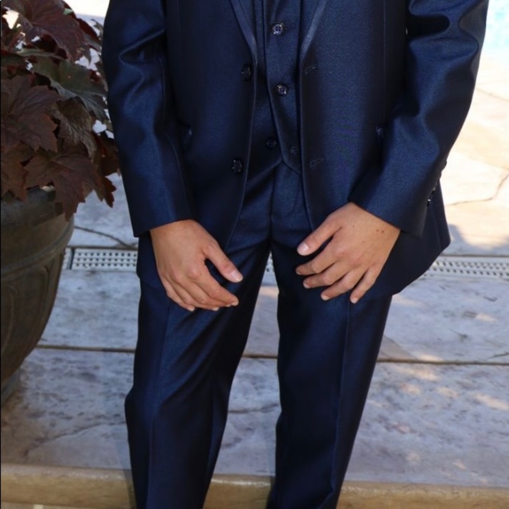 3 piece wool suit made in Italy size 14